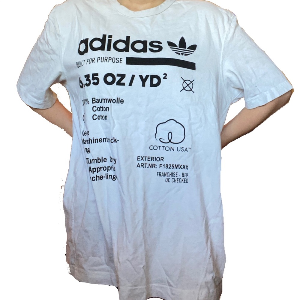 Adidas “built for purpose” oversized tee